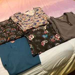 Cute scrub tops